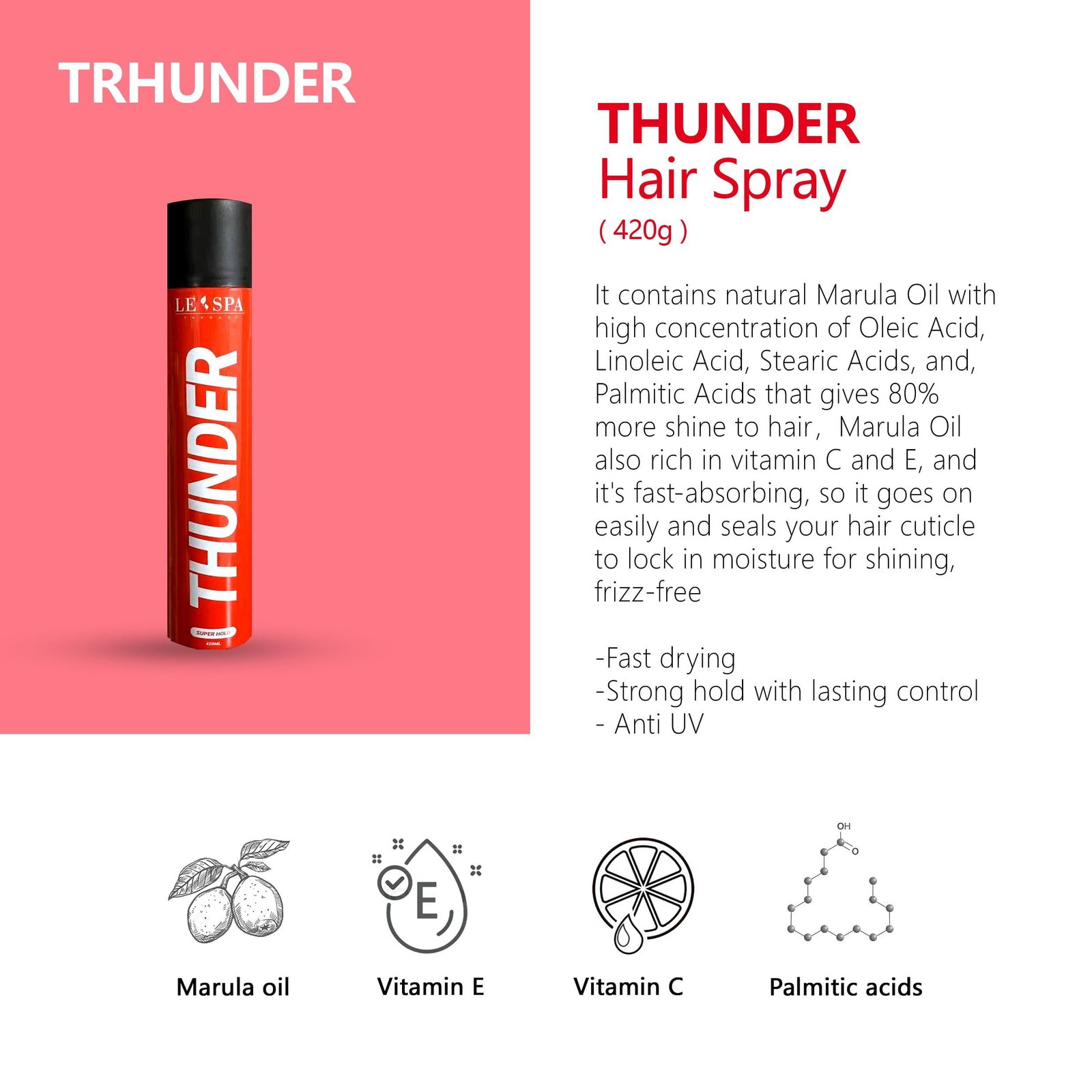 TRHUNDER hair spray